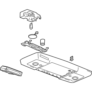 GM 22826439 Console Assembly, Rf Rr *Lt Ttnum