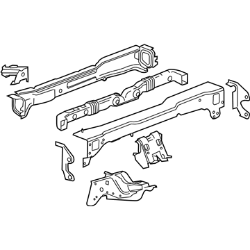 Pontiac 25872115 Reinforcement Beam