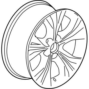 Chevy 23105066 Wheel, Alloy