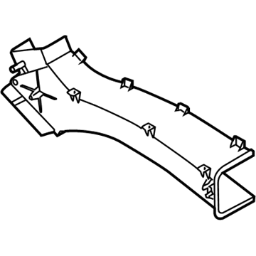 GM 52479791 Duct,Floor Rear Air Outlet