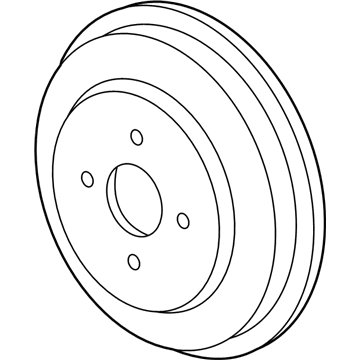 GM 13435981 Drum Assembly, Rear Brake