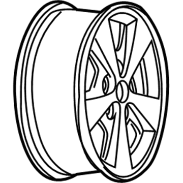 Chevy 9593204 Wheel, Alloy