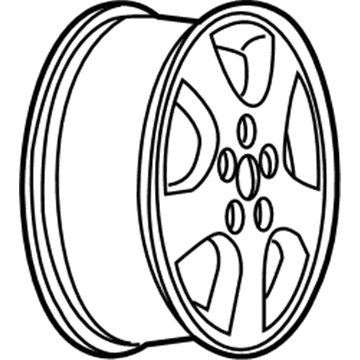 Chevy 9594429 Wheel, Alloy