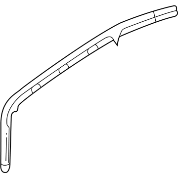 GM 22711056 Molding Assembly, Windshield Side Upper Garnish *Graphite