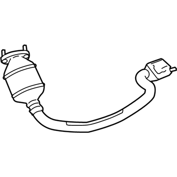 2010 Chevy Malibu Catalytic Converter - 15947642