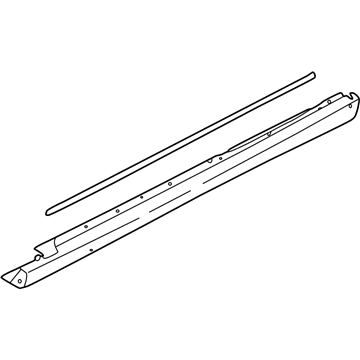 Saturn 22710912 Rocker Molding