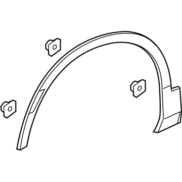 GM 84703073 Molding Assembly, Front Whl Opg *Service Prim