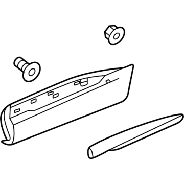 GM 84900486 Molding Kit, Rear S/D Lwr *Serv Primer