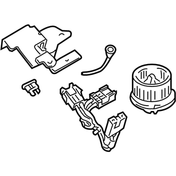 Pontiac 92144213 Blower Assembly