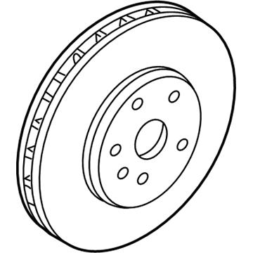 2005 Cadillac CTS Brake Disc - 15240719