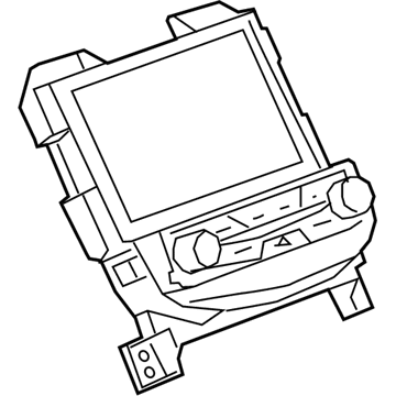 GM 90923584 Control,Amplitude Modulation/Frequency Modulation Stereo Radio