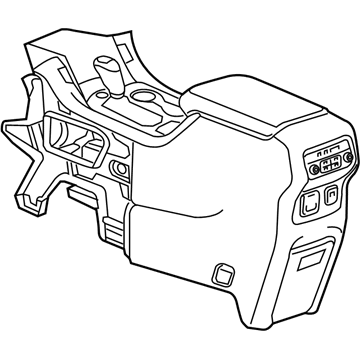 GM 84441628 Console Assembly, F/Flr *Black