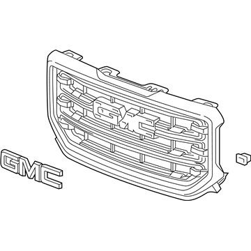 GM 23496234 Grille Assembly, Front *Anthracite