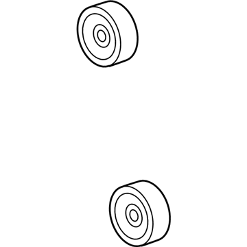 Chevy 12563097 Idler Pulley