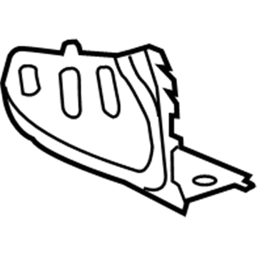 Cadillac 22958535 Reinforcement Plate