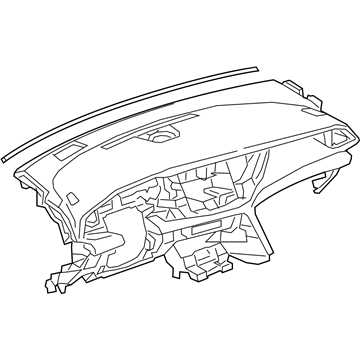 GM 39074081 Panel Assembly, Instrument *Black