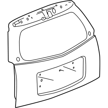 Cadillac 15828682 Lift Gate