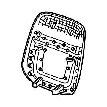 GM 84812726 Panel Assembly, F/Seat Bk Fin *Platinum