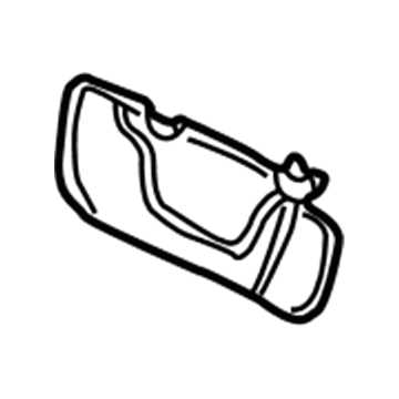 Chevy 15256834 Sunvisor