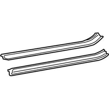 GM 15569072 Weatherstrip Assembly, Front Side Door Window Rh