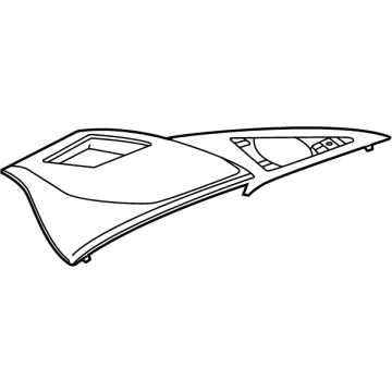 GM 84713020 Hood Assembly, I/P Inst Cstr *Titanium