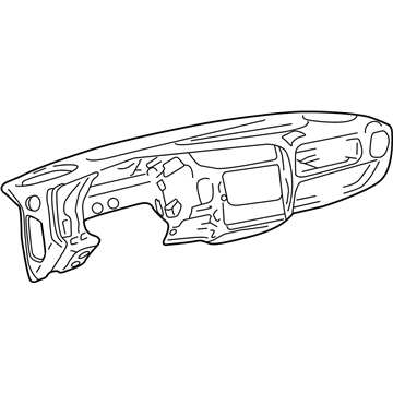 GM 15184731 Panel Assembly, Instrument *Graphite