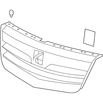 Saturn 25872731 Grille