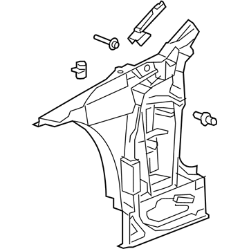 Cadillac 84078997 Inner Hinge Pillar