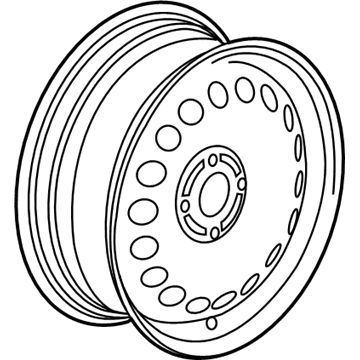 Chevy 95192359 Wheel, Steel