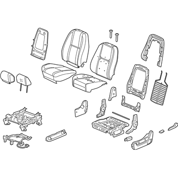 GM 15904217 Seat Assembly, Driver *Light Cashmere