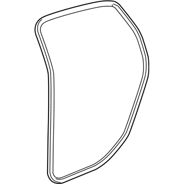 2009 Buick LaCrosse Door Seal - 19168823