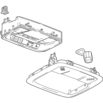 GM 84226115 Console Assembly, Roof *Light Ash Gear