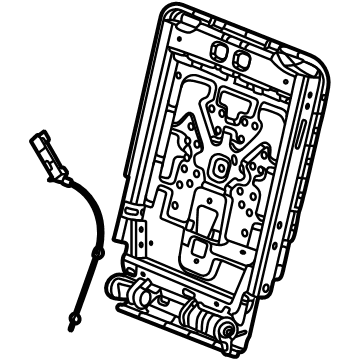 GMC 85082562 FRAME KIT,REAR SEAT BACK & BOTTOM(INCLUDES 2-6,12,13,33,34,35,39,45,48)(VEHICLE BUILT ON 05-AUG-2023 AND AFTER)(FOR 1ST DESIGN SEE 87853783)