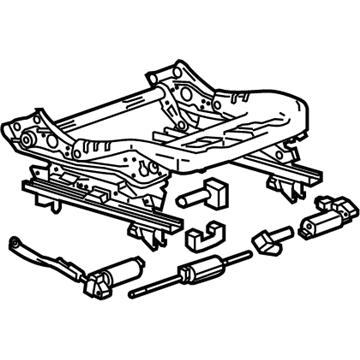 GM 13506150 Frame Assembly, Front Seat Cushion