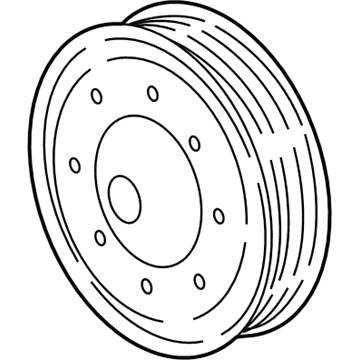 GMC 12655061 Pulley