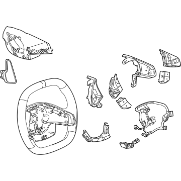 GM 86547454 WHEEL ASM-STRG *EXPOSED CARBI