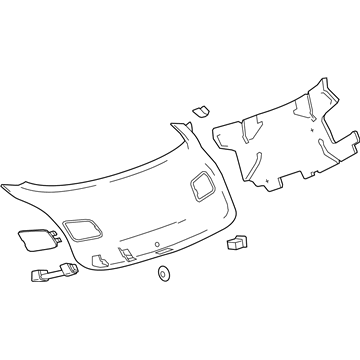 Buick 39129268 Lower Gate Trim