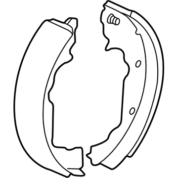 Saturn Brake Shoe - 21990465