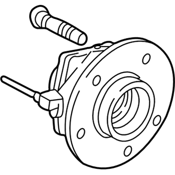 Saturn 15871427 Hub Assembly