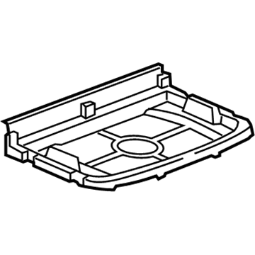 GM 22735086 Tray, Rear Compartment Floor Stowage Compartment *Gray L