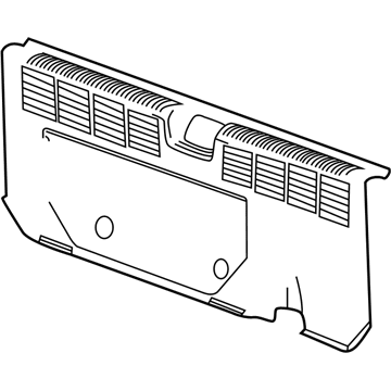 GM 84242998 Molding Assembly, Lift Gate Sill Garnish *Black