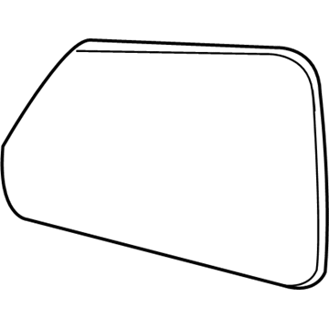 GM 25828092 Mirror, Outside Rear View (Reflector Glass & Backing Plate)