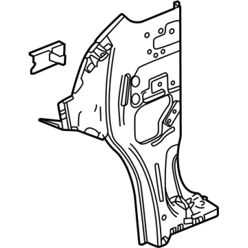 Buick 60004355 Inner Hinge Pillar