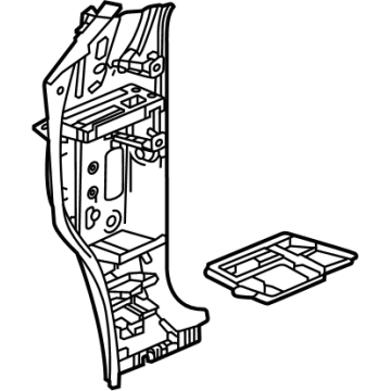 GM 42482504 Reinforcement Assembly, Body H/Plr Otr Pnl