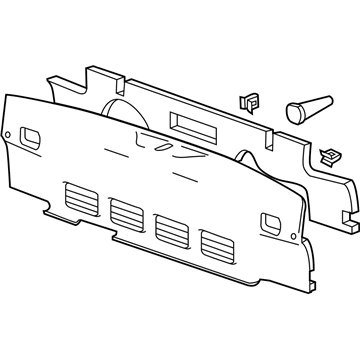 Chevy 22830797 Rear Panel Trim