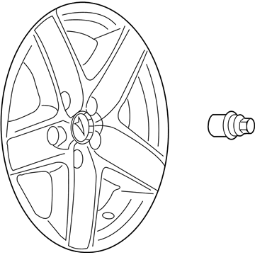 Pontiac 9596133 Wheel Cover