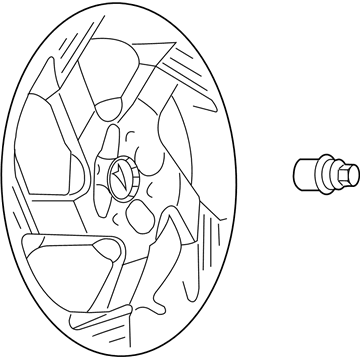 Pontiac 9593531 Wheel Cover