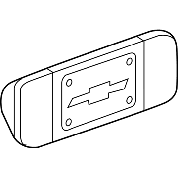 GM 16523537 Lamp,Back Up & Rear License Plate