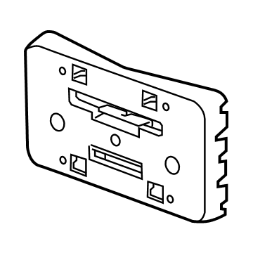 Chevy 84524301 License Bracket