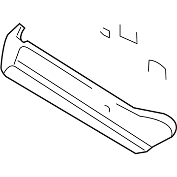 GM 12458667 PANEL, Front Seat Cushion Side